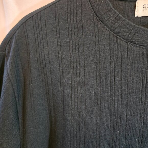 CONCEPTS BY CLAIBORNE MENS BLACK TSHIRT CREWNECK SHORT SLEEVE SIZE MEDIUM NWT - Picture 3 of 6